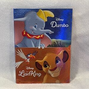 Disney Dumbo, Disney The Lion King Hardcover Books Set by Parragon